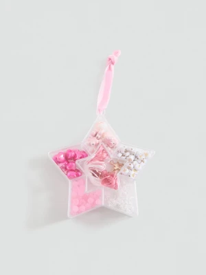 Zestaw naszyjników różowy - Dzieci - Rozmiar uniwersalny - MANGO KIDS