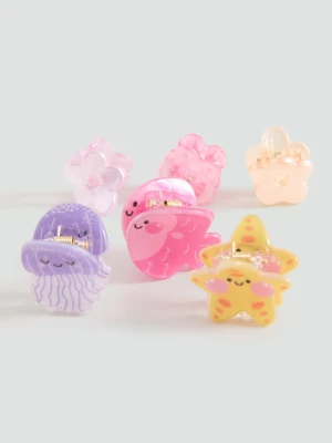 MANGO KIDS - Zestaw spinek do włosów różowy - Rozmiar uniwersalny - Dzieci