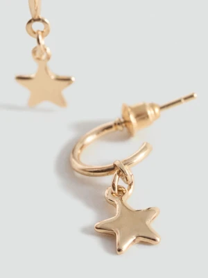 MANGO KIDS - Zestaw z naszyjnikiem i kolczykami złoty - Rozmiar uniwersalny - Dzieci