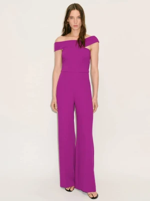 MANGO - KOMBINEZON purpurowy - - Kobieta