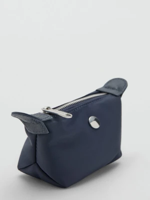 MANGO - Mała nylonowa kosmetyczka granatowy - Rozmiar uniwersalny - Kobieta