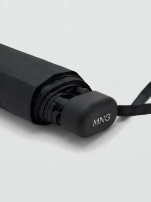 Mały składany parasol czarny - Kobieta - Rozmiar uniwersalny - MANGO