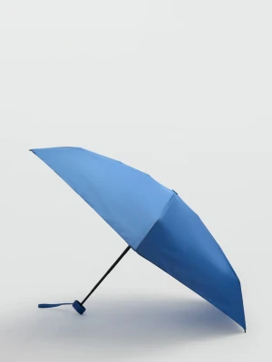 MANGO - Mały składany parasol niebieski - Rozmiar uniwersalny - Kobieta