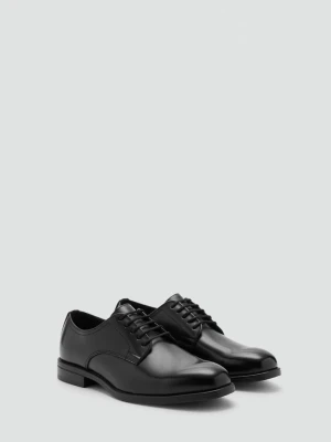 MANGO MAN - Buty typu bluchery do garnituru czarny - - Mężczyzna