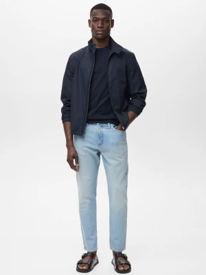 MANGO MAN - Dżinsy Ben tapered fit jasnoniebieski - - Mężczyzna