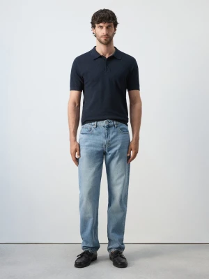 Dżinsy Bob regular fit średni niebieski - Mężczyzna - - MANGO MAN