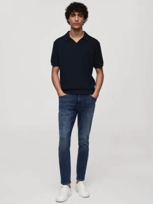 MANGO MAN - Dżinsy Jude skinny fit ciemnoniebieski - - Mężczyzna