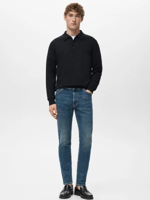 MANGO MAN - Dżinsy Jude skinny fit ciemnoniebieski - - Mężczyzna