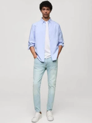 MANGO MAN - Dżinsy Jude skinny fit jasnoniebieski - - Mężczyzna