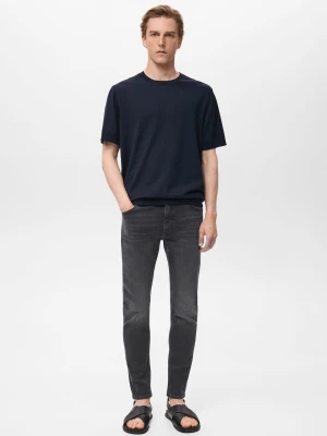 MANGO MAN - Dżinsy Jude skinny fit szary - - Mężczyzna