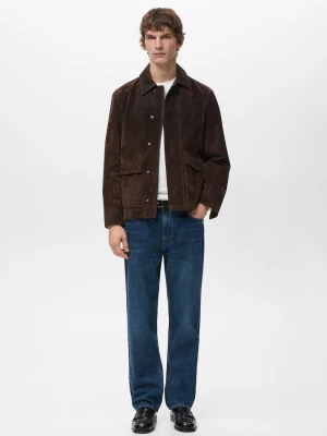 Dżinsy Moby straight fit ciemnoniebieskie ciemnoniebieski - Mężczyzna - - MANGO MAN