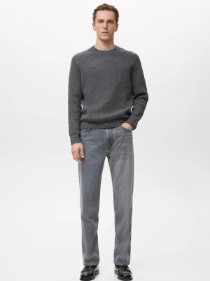Dżinsy Moby straight fit jasnoszary denim - Mężczyzna - - MANGO MAN