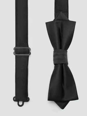 MANGO MAN - Klasyczna muszka typu diament czarny - Rozmiar uniwersalny - Mężczyzna