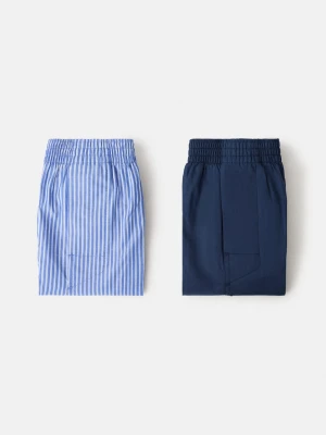 MANGO MAN - Komplet 2 par bokserek kombi granatowy - - Mężczyzna