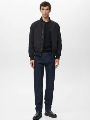 MANGO MAN - Kurtka bomber water repellent czarny - - Mężczyzna