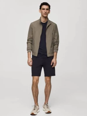 MANGO MAN - Kurtka bomber water repellent khaki - - Mężczyzna