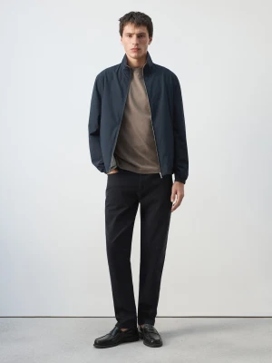 Kurtka dwustronna pikowana water repellent granatowy - Mężczyzna - - MANGO MAN