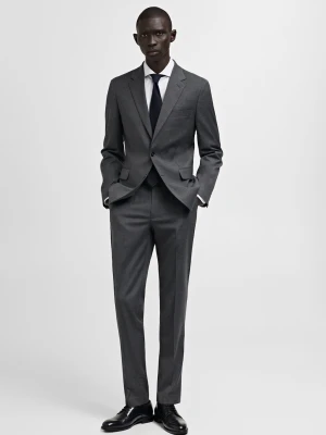 Marynarka garniturowa Milan slim fit szary - Mężczyzna - - MANGO MAN