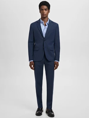 MANGO MAN - Marynarka garniturowa París super slim fit atramentowy  - - Mężczyzna