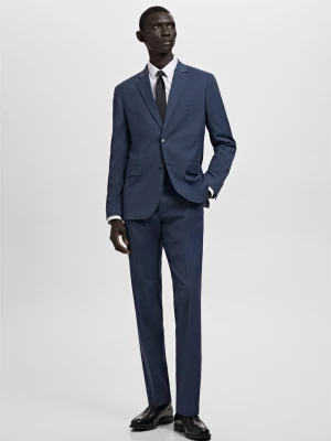 MANGO MAN - Marynarka garniturowa París super slim fit atramentowy  - - Mężczyzna
