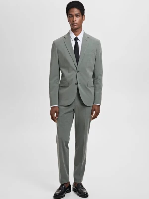 MANGO MAN - Marynarka garniturowa París super slim fit zielony - - Mężczyzna