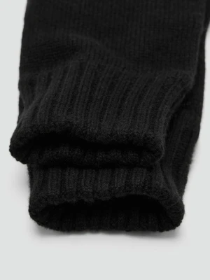 MANGO MAN - Rękawiczki z dzianiny czarny - Rozmiar uniwersalny - Mężczyzna