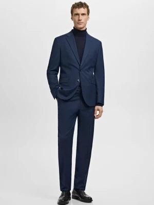 Spodnie garniturowe Milan slim fit ciemnogranatowy - Mężczyzna - - MANGO MAN