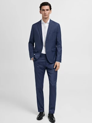 MANGO MAN - Spodnie garniturowe París super slim fit atramentowy  - - Mężczyzna