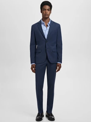 MANGO MAN - Spodnie garniturowe París super slim fit atramentowy  - - Mężczyzna