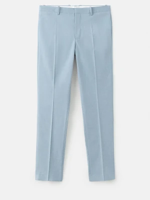 MANGO MAN - Spodnie garniturowe París super slim fit błękitny - - Mężczyzna