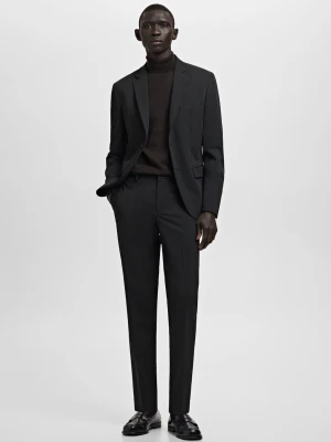 Spodnie garniturowe París super slim fit czarny - Mężczyzna - - MANGO MAN