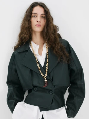 Naszyjnik z zawieszką z żywicy złoty - Kobieta - Rozmiar uniwersalny - MANGO