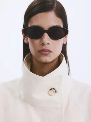 Okulary przeciwsłoneczne oprawa z tworzywa czarny - Kobieta - Rozmiar uniwersalny - MANGO