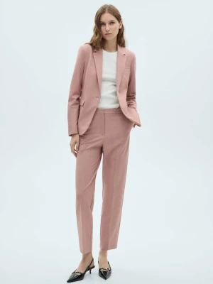 MANGO - Proste, garniturowe spodnie szary - - Kobieta