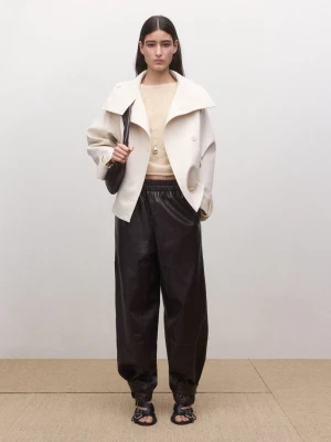 MANGO - Prześwitujący sweter z alpaki kremowy / écru - - Kobieta