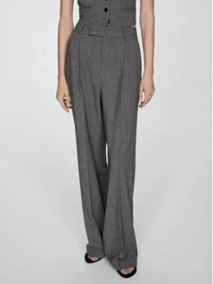 Mango Spodnie materiałowe Bowery 77004769 Szary Wide Leg