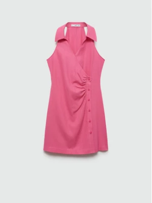 Mango Sukienka letnia Cosy 77030351 Różowy Slim Fit