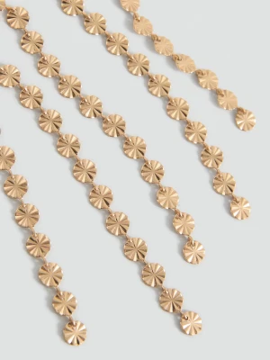 MANGO TEEN - Długi naszyjnik mieszany złoty - Rozmiar uniwersalny - Dziewczyna