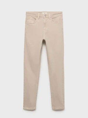 MANGO TEEN - Dżinsy skinny fit beżowy - - Chłopak