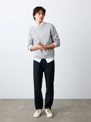 Dżinsy regular fit granatowy - Chłopak - - MANGO TEEN