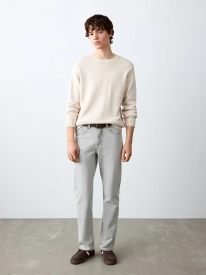 MANGO TEEN - Dżinsy regular fit szary denim - - Chłopak