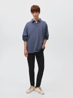 MANGO TEEN - Dżinsy skinny fit black denim - - Chłopak