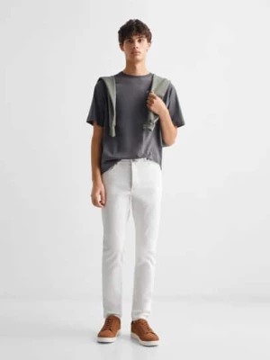 MANGO TEEN - Dżinsy slim fit biały - - Chłopak