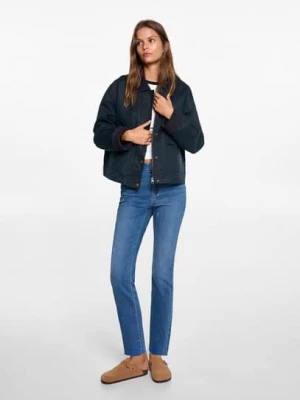 MANGO TEEN - Dżinsy slim fit  średni niebieski - - Dziewczyna