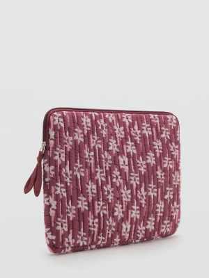 MANGO TEEN - Etui na laptopa z nadrukiem kasztanowy - Rozmiar uniwersalny - Dziewczyna