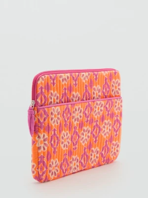 MANGO TEEN - Etui na laptopa z nadrukiem pomarańczowy - Rozmiar uniwersalny - Dziewczyna