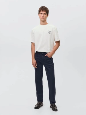 MANGO TEEN - Jeansy slim fit ciemnogranatowy - - Chłopak