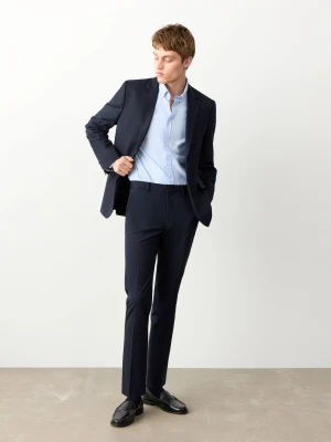 MANGO TEEN - Klasyczna marynarka garniturowa granatowy - - Chłopak