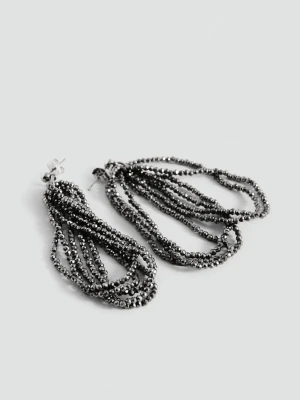 Kolczyki z koralikami czarny - Dziewczyna - Rozmiar uniwersalny - MANGO TEEN