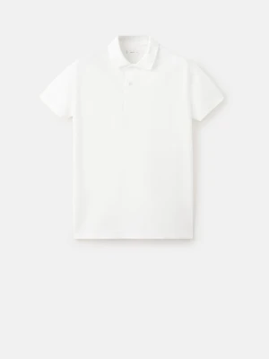 MANGO TEEN - Koszulka polo z krótkim rękawem biały - - Chłopak